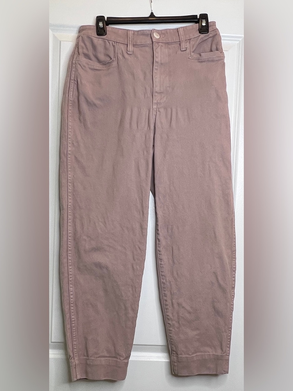 Madewell Slim Emmett Tapered High Rise Pants in Vintage Petal Pink Size 28